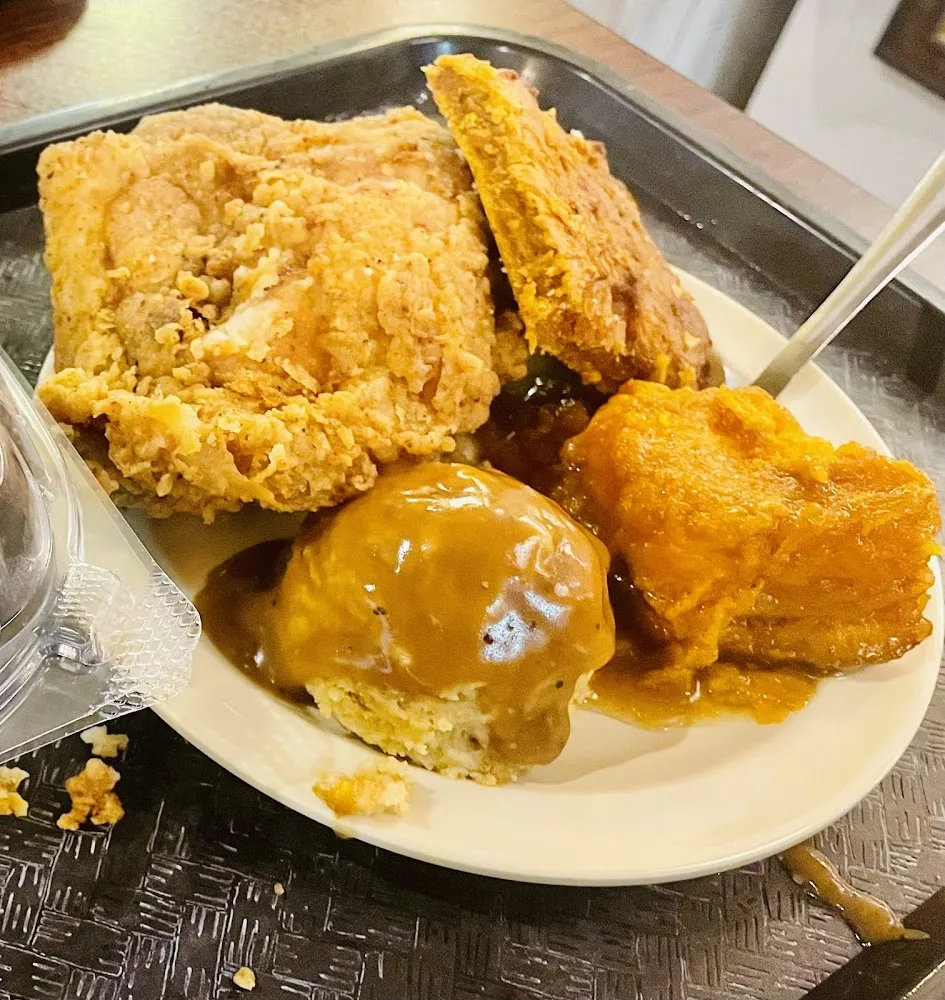 Fried Chicken Dressing Sweet Potatoes